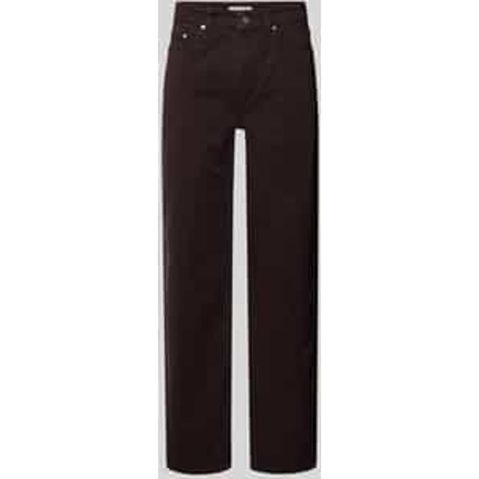 Straight leg jeans van puur katoen