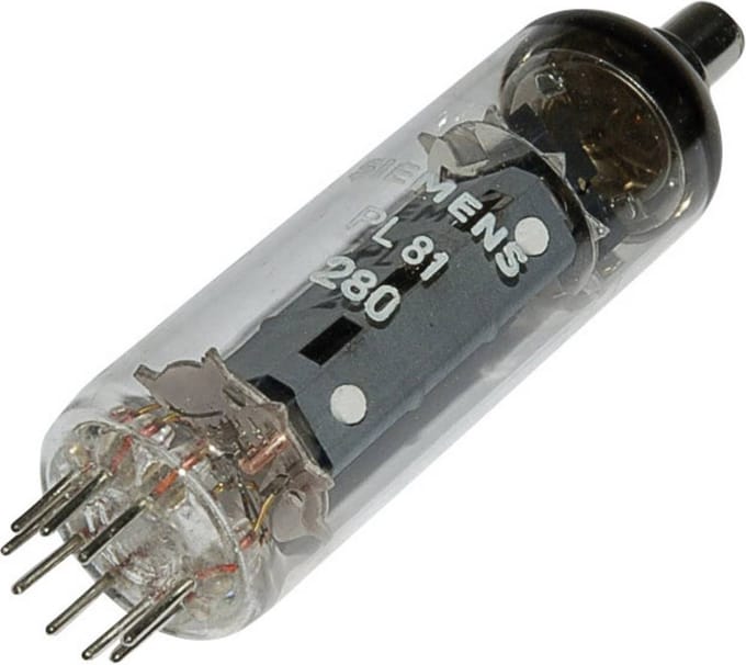 Siemens PL 81 = 21 A 6 Elektronenbuis Pentode 170 V 45 mA Aantal polen: 9 Fitting: Noval 1 stuk(s)