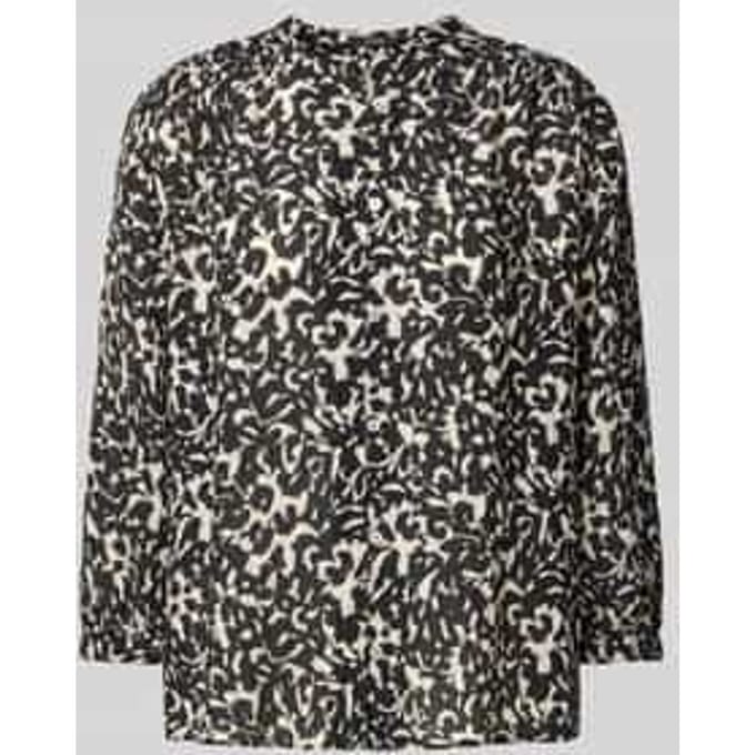 Regular fit overhemdblouse in kreuklook, model 'Famelia'
