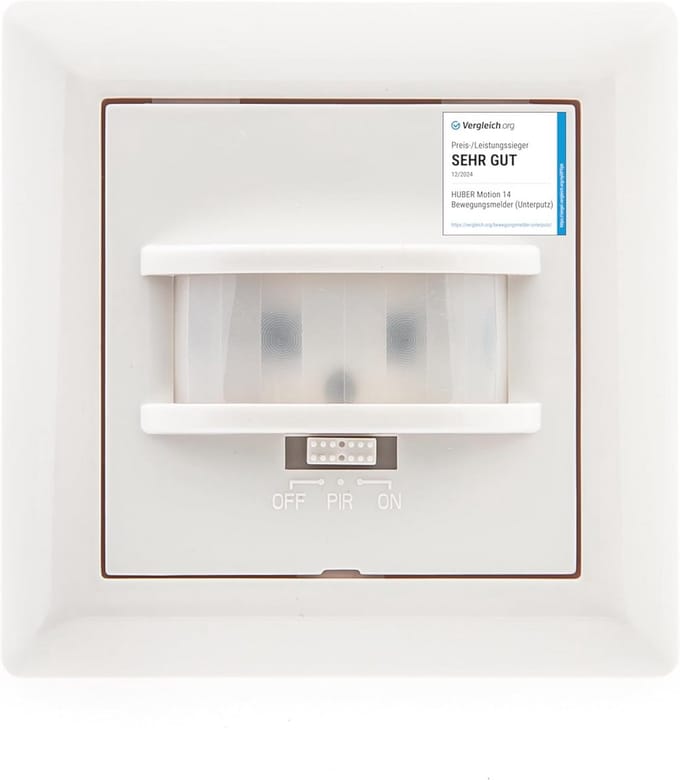 PIR Bewegingsmelder 170° - Inbouw Bewegingssensor voor Binnen met 2 Sensoren