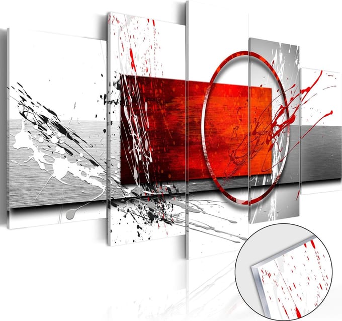 Schilderijen Op Canvas - Afbeelding op acrylglas - Wintry Expression [Glass] 200x100 - Artgeist Schilderij