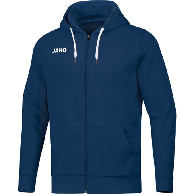 Jako - Hooded Jacket Base Junior - Jas met kap Base - 128 - Blauw