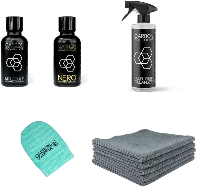 CARBON COLLECTIVE - PRO - MOLECULE 9H + NERO 3,5H Self-Healing - Diamond Infused Ceramic Coating - 7 YEARS - Coating Pack 3.0