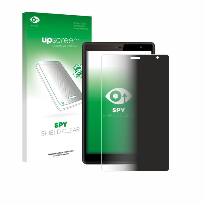 upscreen - privacy screenprotector voor Logicom Tab 80 8" - Folie Beschermfolie Blauwlichtfilter