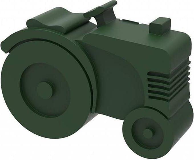 BLAFRE lunchbox traktor donkergroen