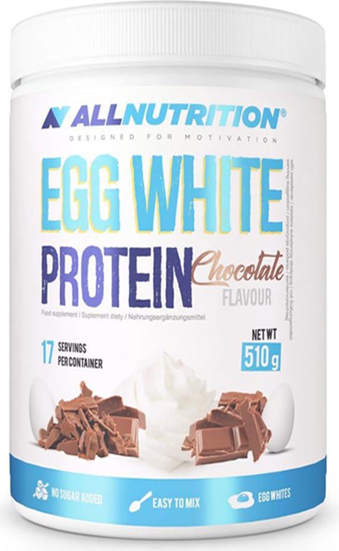 AllNutrition | Egg white protein | Vanilla | 510gr 17 servings | Eiwitshake | Proteïne shake | Eiwitten | Proteïne | Supplement | Nutriworld
