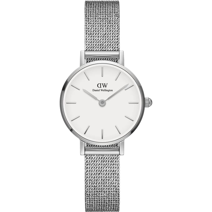 Daniel Wellington DW Watch Petite Pressed Sterling 24mm Silver