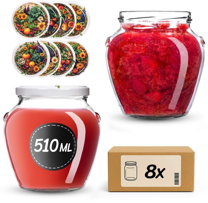 KADAX Amphorapot 82 mm 510 ml + deksel 82 mm ZY0000