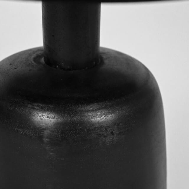 LABEL51 Wink Bijzettafel - Zwart - Metaal - 50 cm