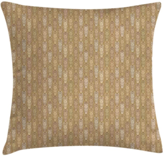 ABAKUHAUS Kussenhoes – Dubbelzijdig – Rits – 45x45 cm – Camel Multicolor