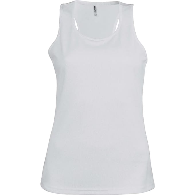Damessporttop overhemd 'Proact' Wit - S