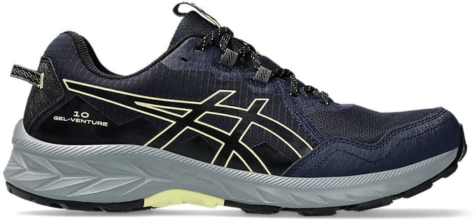 ASICS Gel-Venture 10 - Trailschoenen - Maat 43.5 - Zwart Grijs - Gel-Venture - Trailrunning - Heren Trailschoenen