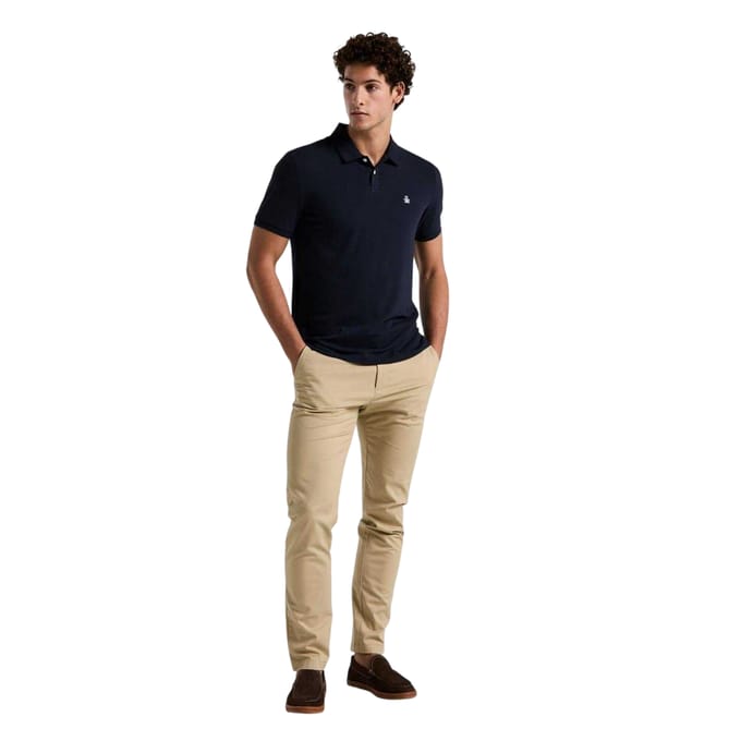 Original Penguin Heren Papa Poloshirt (Donkere saffier)
