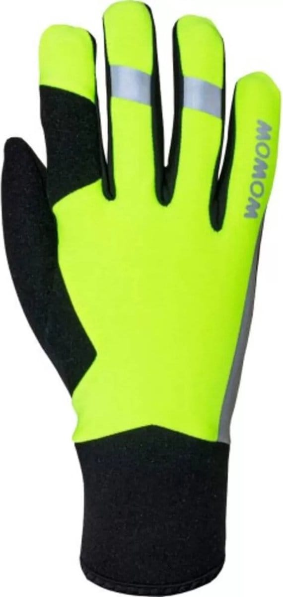 Wowow Fietshandschoenen Early Fog Fleece/neopreen Geel Maat S