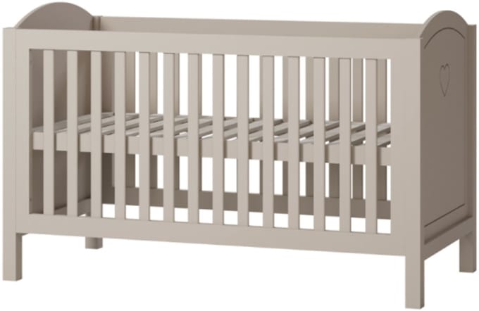 Born Lucky Hearts Baby Bed 70x144 cm