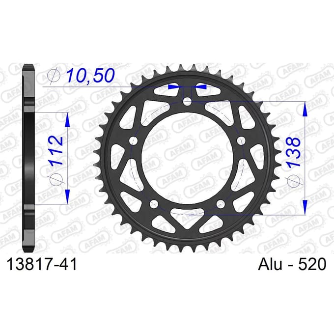 Tandwiel Afam 520 41 dents