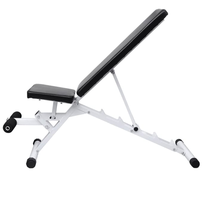 vidaXL - Trainingsbank - met - halterset - 30,5 - kg