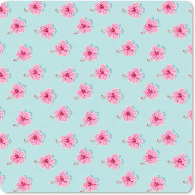 Muismat 20x20 cm - Mousepad Bloemen - Sakura - Zomer - Muismatten
