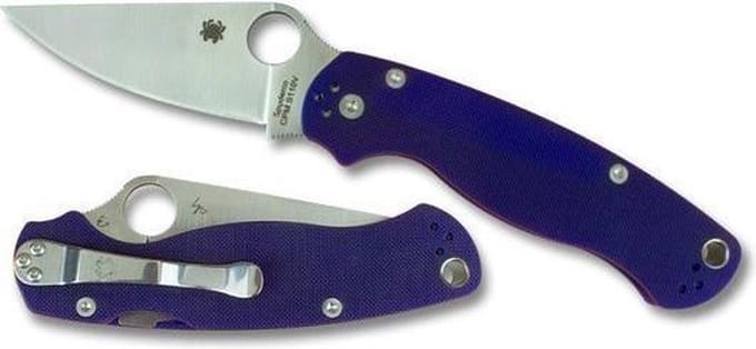 Spyderco Zakmes Paramilitary 2 Dark Blue CPM S30V PE