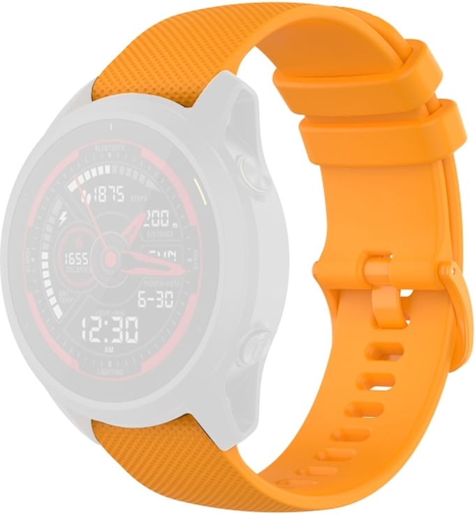 Siliconen bandje - geschikt voor Garmin Forerunner 745 - oranje