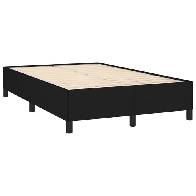 vidaXL - Bedframe - zonder - matras - 120x200 - cm - stof - zwart