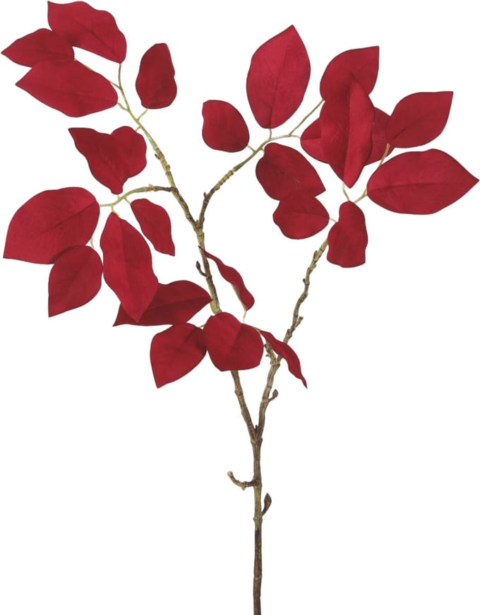 Viv! Home Luxuries Schefflera decoratietak - kunstbloem - fuchsia - 84cm