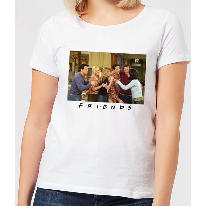 Friends Cast Shot dames t-shirt - Wit - S