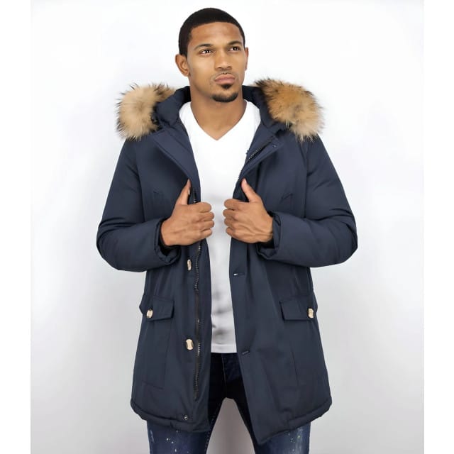 Enos Parka jas met bontkraag