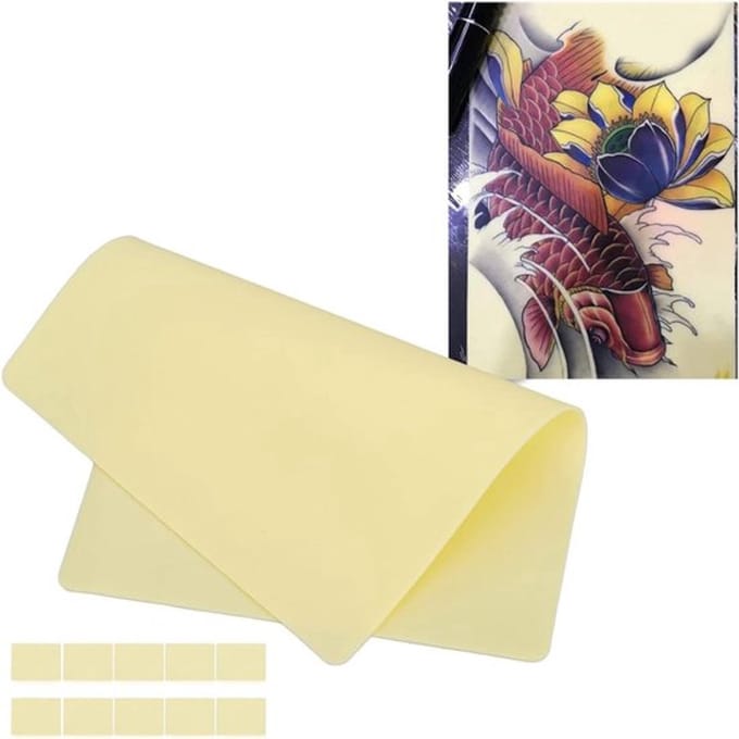 Allecto Plus - Synthetische tattoo-huid 10 stuks - Oefenbladen voor