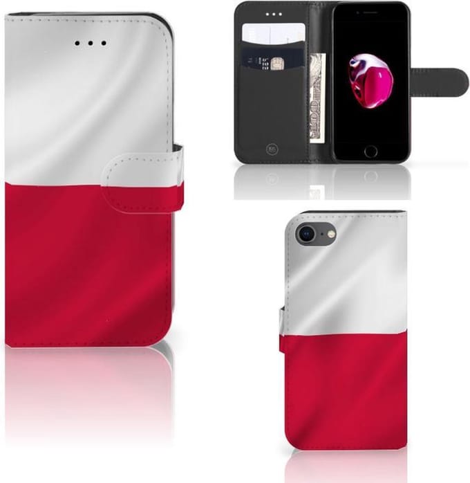 Book Case voor iPhone 7 | 8 | SE (2020) | SE (2022) Bookstyle Case Polen
