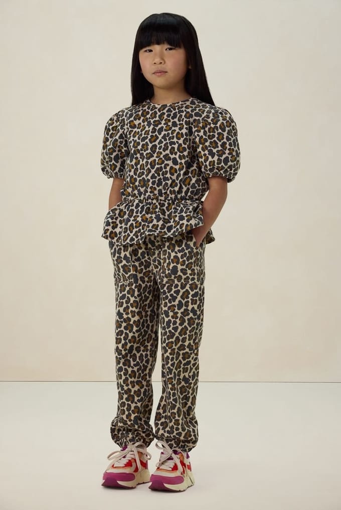 Sissy-Boy - Bruine top met leopard print