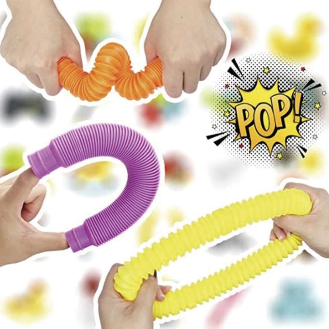Twist tube rood | fidget buizen | fidget toys