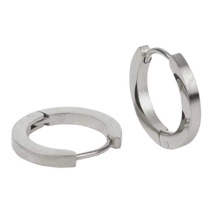 Kalli Oorringen Edelstaal Mat Zilver 1851 (16mm)