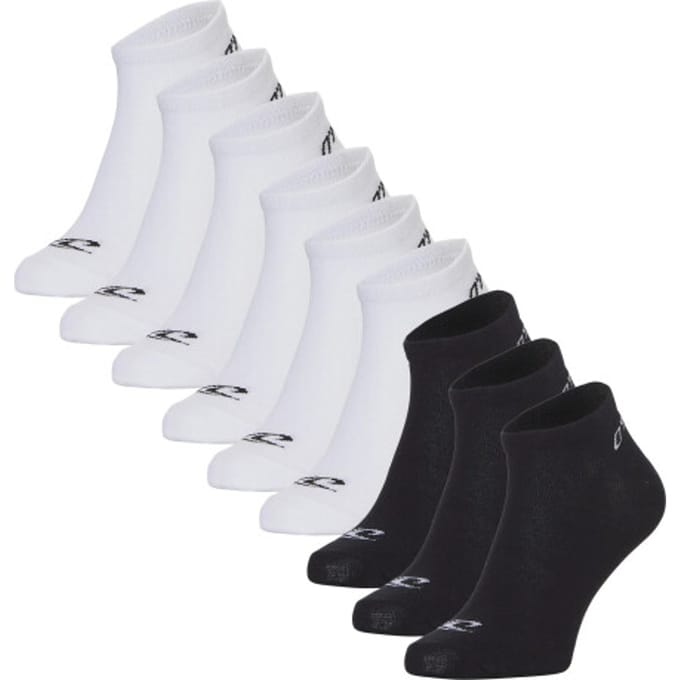 O'Neill Heren / Dames Sneakersokken 9-Pack Wit/Zwart - Maat 35-38