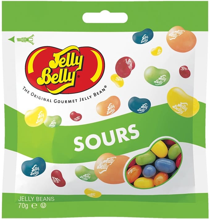 Jelly Belly Jelly Beans Sours (12 x 70g)