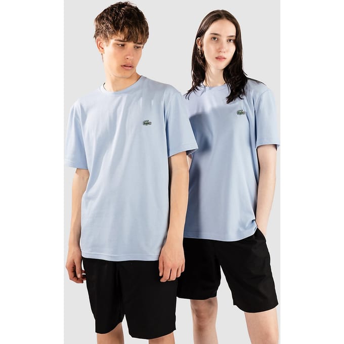 Lacoste Regular Fit Cotton Blend Jersey T-Shirt blauw