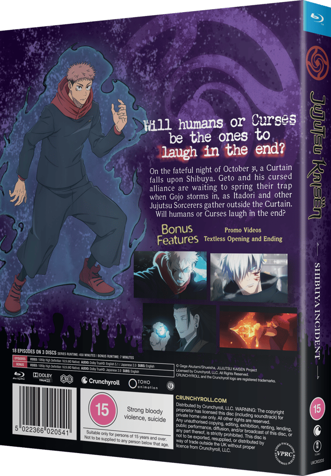 Jujutsu Kaisen : Shibuya Incident - Seizoen 2 - Blu-ray - Import