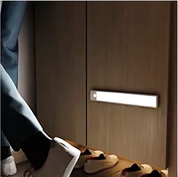 Led lamp met sensor - kastverlichting - Slim Bright - USB oplaadbaar - Bewegingssensor - Zilver