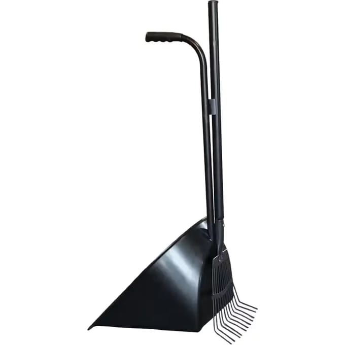 Grooming Deluxe - Mestboy met hark zwart