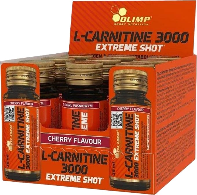 L-Carnitine Extreme Shot - 9 ampullen - Cherry