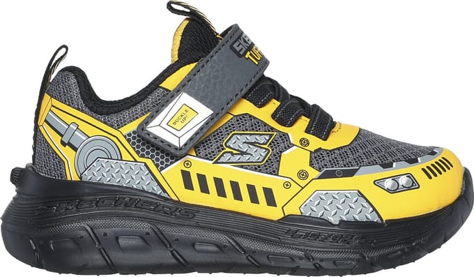 Skechers Skech Tracks Jongens Sneakers - Grijs/Geel