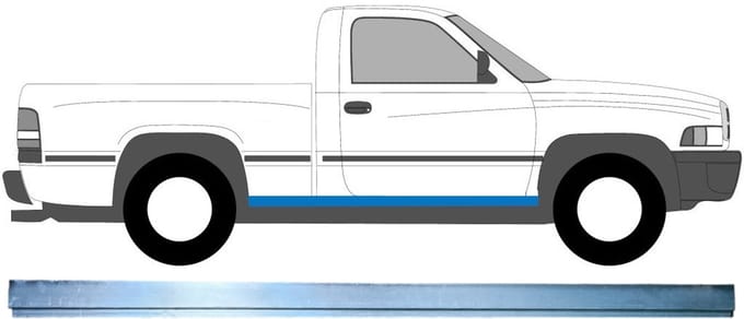 Reparatie dorpel voor Dodge RAM 1993-2002 / Links = Rechts