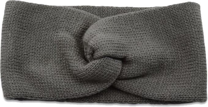 Gebreide Hoofdband / Haarband Grijs | Acryl / Polyester | Fashion Favorite