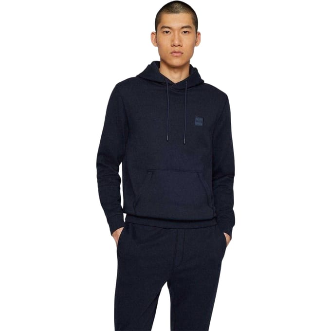 Boss Heren Wetalk Pullover Hoodie (Marine)