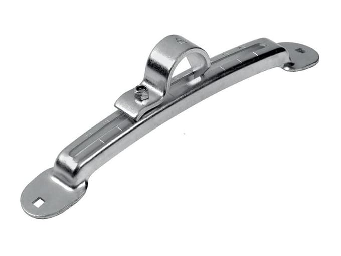 Support de garde-boue pour tube en acier de 42 mm de diamètre, galvanisé