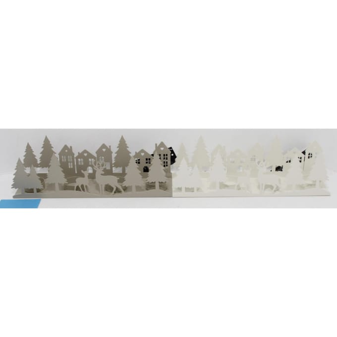 Theelichthouder van ijzer 0x8x9 cm asst