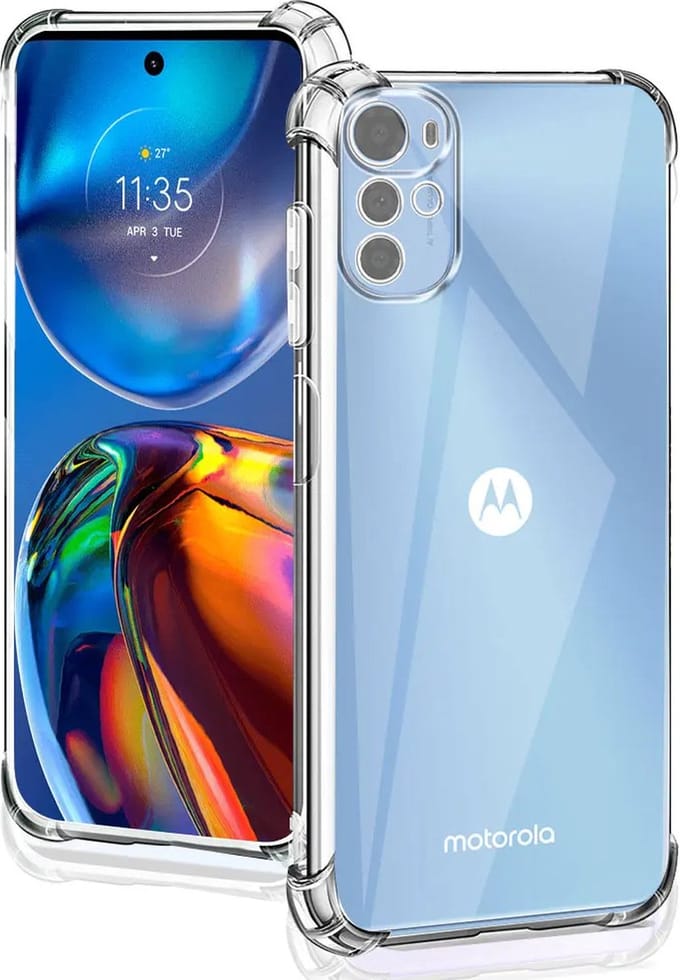 Hoesje geschikt voor Motorola Moto E32 / Moto E32s - Techsuit Shockproof Silicone Back Cover - Transparant