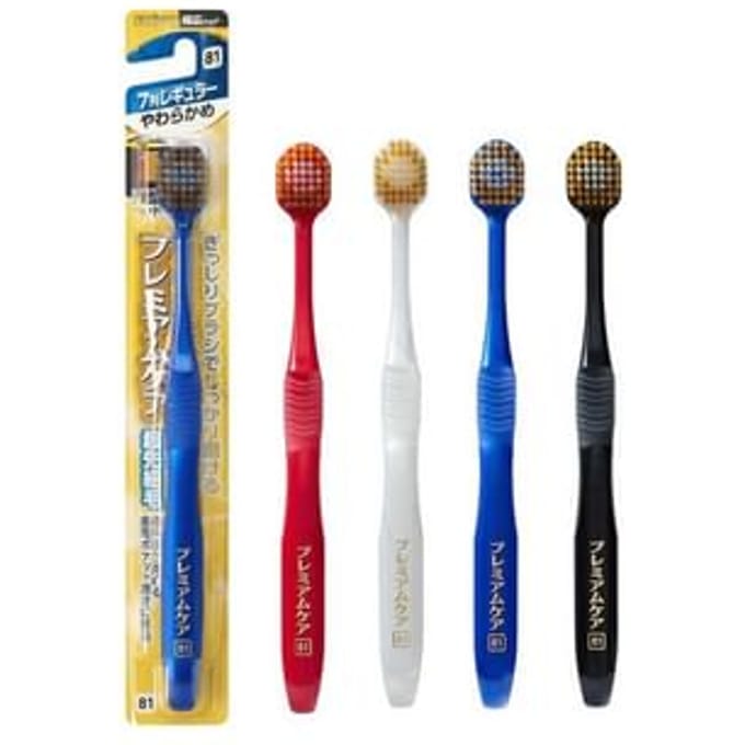 EBISU - Premium Care Toothbrush 7 Row Regular Soft No.81 1 pc - Random Color