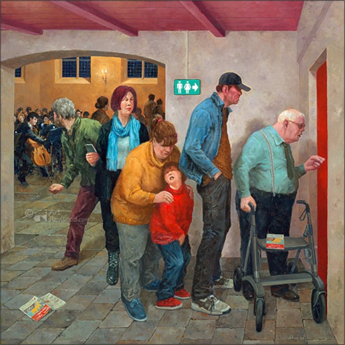 Kaart - Pauze bijna voorbij - Marius van Dokkum