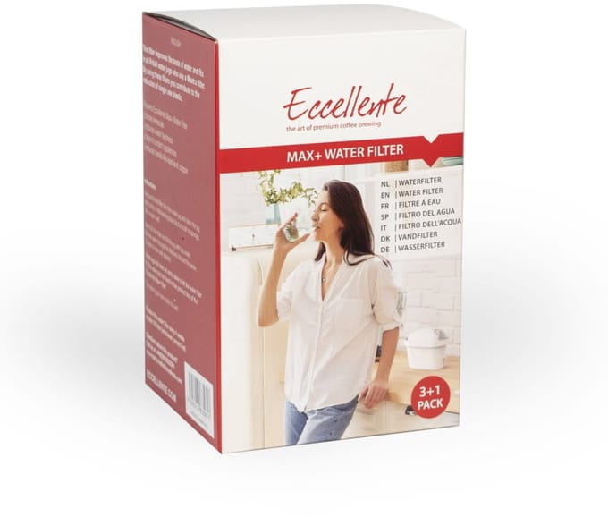 Eccelente (Brita) Max+ Waterfiter 4-pack